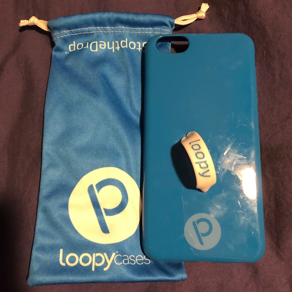 Loopy iPhone 6Plus case in blue